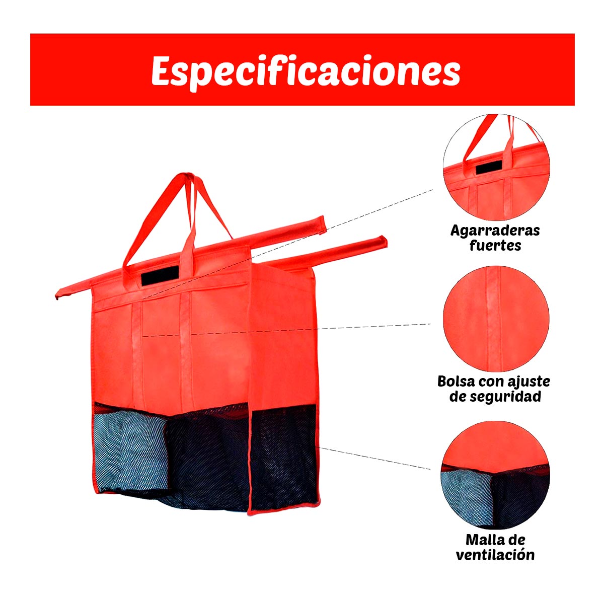 Miniatura 5 de Bolsas Reutilizables Compras MANA-0072